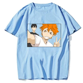 2020 Janpanese Anime Haikyuu unisex Tricou de Vara Grafic Tees T-shirt Imprimat Vara Amuzant Topuri