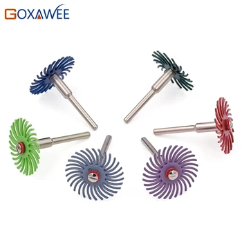 GOXAWEE 10buc Perie Abrazivă Instrumente Rotative Pentru Dremel Accesorii Instrumente Abrazive cu 2 buc 3.0 mm Mandrine Scule electrice Accesorii