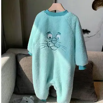 MANBOY 2020 iarna pentru copii nou design dintr-o bucata pijama, de moda pentru copii pijamale, baby salopeta