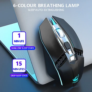 Bluetooth 5.0 Mouse-ul Jocuri Cool Șoareci Optice pentru Calculator, PC, Laptop LED Mouse Mecanic Baterii 2.4 G Wireless Mouse-ul