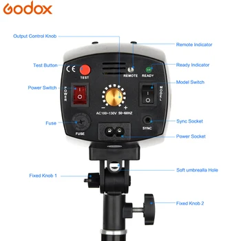 GODOX K-150A K150A K180A K-180A 180WS 150Ws Portabil Mini Master Studio Flash Lighting Galerie Foto Mini Flash 110 v/220 v