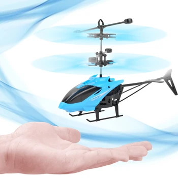Mini Drona Quadcopter Zbor Elicopter RC Drone Infraroșu Inducție Dron bine un elicopter de Control de la Distanță de Desene animate de Zbor Jucarii