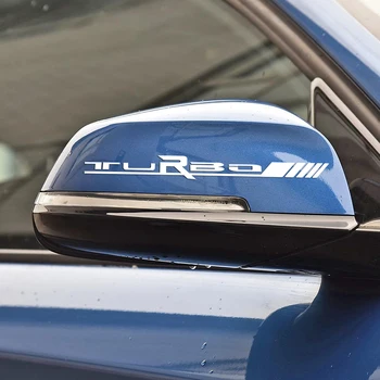 2 buc Oglinda retrovizoare Laterală Vinil Autocolant Decal Logo-ul TURBO Pentru Mercedes Benz Sport AMG W204 W117 W176 W205 C63 A45 CLA45 C117