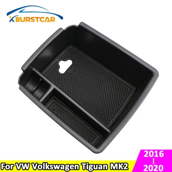 Xburstcar Pentru VW Tiguan MK2 2016 2017 2018 2019 2020 Mașina de Centru Consola Tavă Organizator Cotiera Cutie Depozitare Accesorii Auto