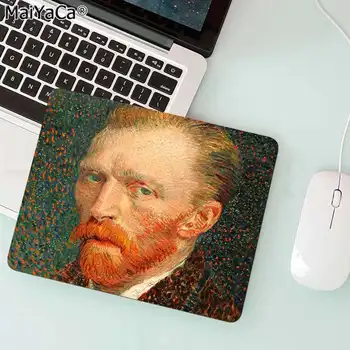 Maiya Amuzant Van Gogh Mari Mouse pad Calculator PC mat Cauciuc Calculator PC Gaming mousepad
