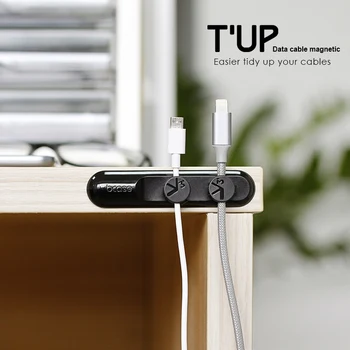 Tup2 Telefon Mobil Prin Cablu De Date Organizator Magnetic Amortizor Masina De Aromoterapie Organizator De Cablu Căști Cablu De Încărcare Titular