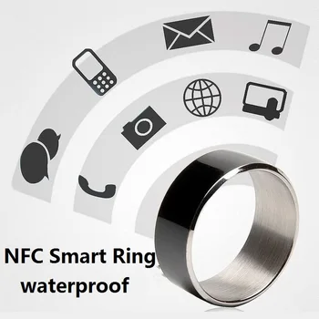 NFC smart inele bijuterii portabil Android iOS pereche cuplu rfid inel barbati anillos mujer bague femme aneis Titan din Oțel Inoxidabil