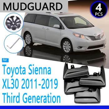 Apărătoare de noroi pentru Toyota Sienna XL30 2011~2019 2012 2013 2016 2017 Accesorii Auto Mudflap Fender Auto Piese de schimb