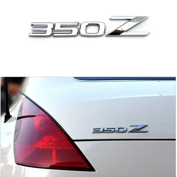 3D Crom sau negru 350Z Logo-ul pentru Nissan Gran Turismo Fairlady Z Z33 GTS Emblema, Insigna Autocolant
