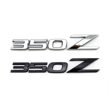 3D Crom sau negru 350Z Logo-ul pentru Nissan Gran Turismo Fairlady Z Z33 GTS Emblema, Insigna Autocolant