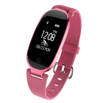 JINSERTA Bluetooth Smartwatch rezistent la apa Femei Doamnelor Monitor de Ritm Cardiac Tracker de Fitness Doamnelor Ceas Inteligent Pentru Android IOS
