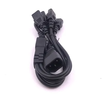 1 buc de Înaltă Calitate IEC 320 C14 Plug de sex Masculin pentru a 4XC13 de sex Feminin Tip Y Splitter Cablu de Alimentare , C14 la 4 x C13, 250V/10A