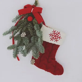 Stiluri Populare De Crăciun Ciorapi De Crăciun Ornamente De Pungi De Cadouri De Companie Crăciun Xmas Cadou Minunat Sac De Semineu Decor Pom