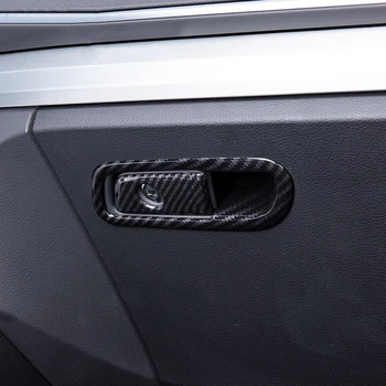 Masina Copilot torpedou Rama Decor Acopere Garnitura Pentru Audi Q5 FY 2018-2020 LHD Fibra de Carbon de Culoare Autocolante de Interior Accesorii