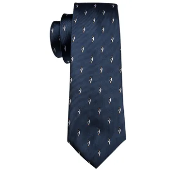 LS-5069 Barbati Cravata Matase Jacquard Țesute Barry.Wang Desene Animate Model De Cravată Pentru Bărbați Nunta Petrecere De Afaceri Gât Cravată Set De Dropshipping