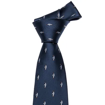 LS-5069 Barbati Cravata Matase Jacquard Țesute Barry.Wang Desene Animate Model De Cravată Pentru Bărbați Nunta Petrecere De Afaceri Gât Cravată Set De Dropshipping