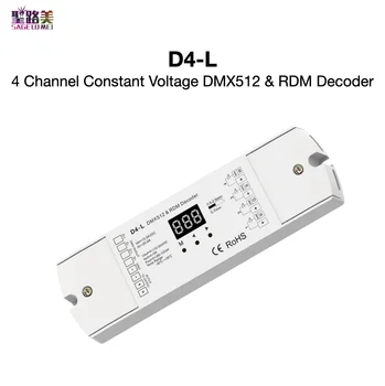D4-L 4 Canale Tensiune Constantă DMX512 & RDM Decodor RDM Stand-alone Funcția Două PWM Frecvență Afișaj Numeric SkyDance