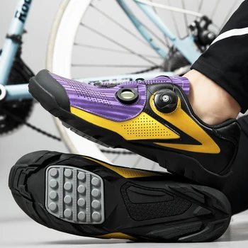 2021 munte mtb bicicleta barbati, femei mountainbike Cauciuc Sintetic Impermeabil Respirabil Lockless pantofii de ciclism 37-48 trei culori