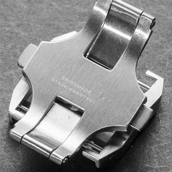 Ceas Catarama 316L din Oțel Inoxidabil Periat Fluture 18/21mm Fold Incuietoare Cataramă Pentru Cartier Santos 100 Series+ Instrumente Gratuite
