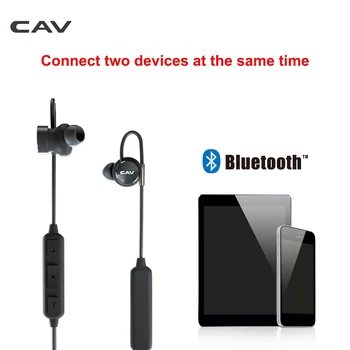 CAV EM3 Bluetooth Căști fără Fir, Căști Sport rezistent la apa Fone Bluetooth Bas Profund Căști Cu Microfon Pentru Telefon