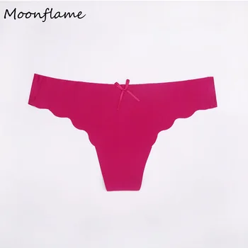 Moonflame 5 buc/o mulțime New Sosire Femei Chilotei fără Sudură Lenjerie de corp de Femeie G String Thong 87331