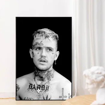 Lil Peep Muzica Rapper Poster Print Canvas Tablou Modern Art Poza Perete Pentru Camera De Zi De Decorare Dormitor Tablouri Fără Ramă