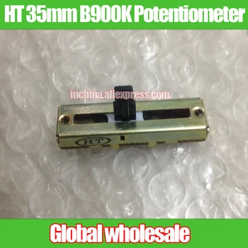 3pcs Mașină de Cusut Pedala Singur Potențiometru hidraulic / HT 35mm B900K Direct Slide Potențiometru / Lungime Mâner 10MM