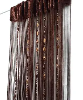 SHNWORLD 100cmX200cm Ușa margele Șir Perdea Franjuri Geam Divizor de Cameră Ciucure Ecran Valance Decorative