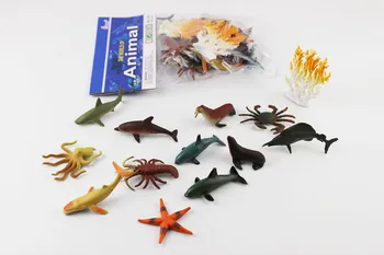 12buc/set Mini Animal World Zoo Figura Model de Acțiune Set de Jucării de Desene animate de Simulare Animal Minunat Plastice de Colectare de Jucării Pentru Copii