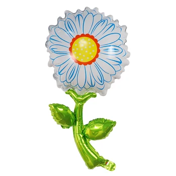 50pcs floarea Soarelui a Crescut de flori Baloane Folie Petrecerea de Nunta Ziua Îndrăgostiților Decoratiuni Petrecere Provizii de Aer Globos Jucarii Copii