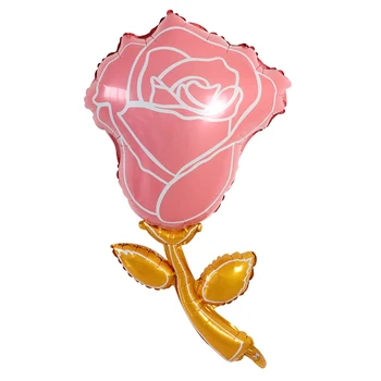 50pcs floarea Soarelui a Crescut de flori Baloane Folie Petrecerea de Nunta Ziua Îndrăgostiților Decoratiuni Petrecere Provizii de Aer Globos Jucarii Copii