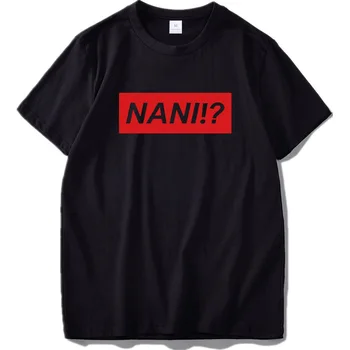 Nani Japonez T-Shirt Harajuku Rece Maneca Scurta Tricou Din Bumbac De Fitness Gât Rotund Tricou Casual Tricou Vrac