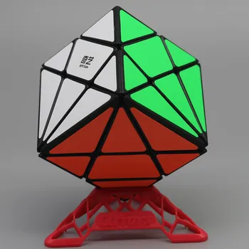 QIYI Axa Magic Cube Schimba Neregulat 3x3 Profesionale Viteza Puzzle Cub Negru Stickerless 56mm Dimensiune