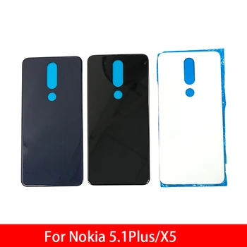 20buc/lot de Sticlă de Înlocuire a Bateriei Capacul din Spate Caz Pentru Nokia 5.1 Plus / X5