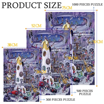 Aviația Biroul de Desene animate Puzzle Pictura pentru Adulti Jucarii 300 500 1000 Piese Puzzle din Lemn Puzzle Copii Puzzle Educativ, Jocuri de