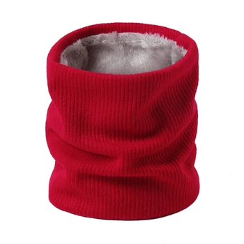 2020 noi de iarna femei eșarfă tricot Neckchief doamna eșarfe inel de sex feminin foulard cashmere imitație de pluș cald bărbați mască de guler esarfe