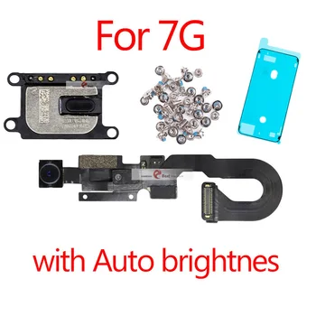 1buc Nou de Proximitate Senzor de Lumină Cablu Flex Pentru iPhone 7 8 Plus 5.5 Camera Frontală cu șuruburi casca de Asamblare