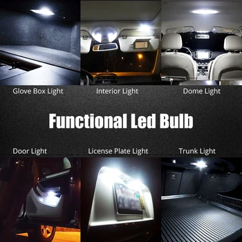 26Pcs LED-uri Auto de Interior Dome Harta Lectură Lampă Lumină Kit pentru Mercedes Benz W211 E Class An 03-09 Canbus Kituri de Lumina