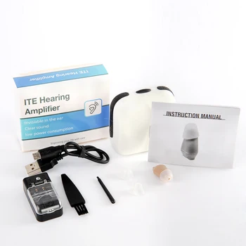 JH909A mai Bune aparate Auditive USB Reîncărcabilă Mini aparat auditiv Digital de Sunet de Voce Amplificator ITE Audiphones