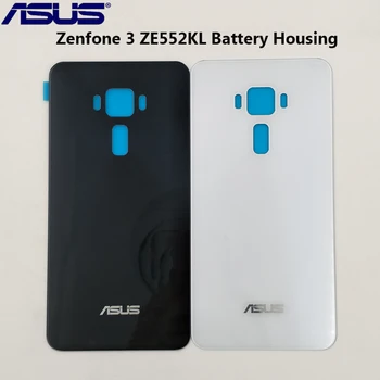 Original Asus Zenfone 3 ZE552KL Baterie Capac de Sticlă Spate de Locuințe Ușa din Spate Caz Pentru Zenfone 3 ZE552KL Reparare Piese de schimb