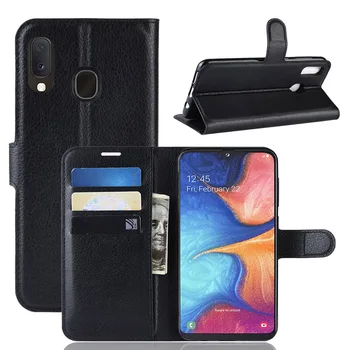 Pentru Samsung Galaxy A20e Caz Piele PU Sloturi pentru Carduri de Portofel Stea de Caz pentru Samsung Galaxy A20e SM-A202F