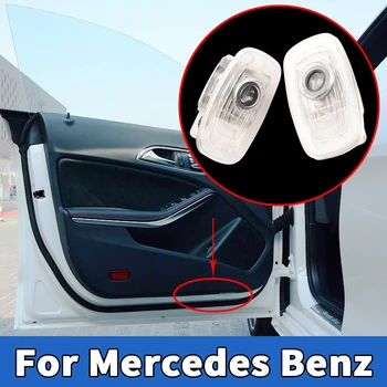 2 buc Portiera bun venit Lumina Pentru Mercedes Benz CLA200 CLS300 CLA250 E200 A45 AMG C63 GLC260 C238 C118 CLS C257 Proiector LED Logo-ul