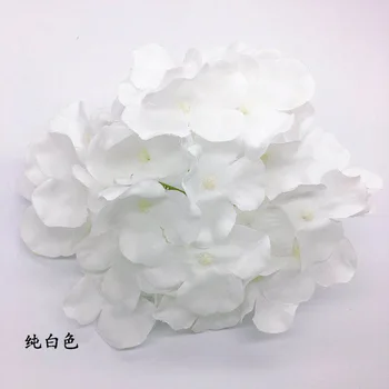 Kyunovia 50pcs Mătase Artificială Floare Hortensie Capul Mingea Crizantema de Nunta Calea Home Hotel Flori DIY Accesorii de Perete BY60