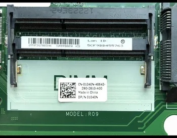 De înaltă calitate DA0R09MB6H1 Pentru Dell Insprion 5720 Laptop Placa de baza NC-01040N HM76 PGA989 DDR3 GT630M 1GB Testat pe Deplin