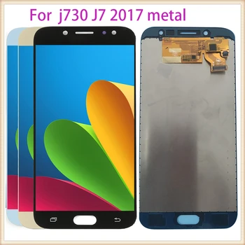 Pentru Samsung Galaxy J7 Pro 2017 J730 J730F J730FM Touch Screen Digitizer LCD Display Regla Pentru Samsung J7 J730 metal