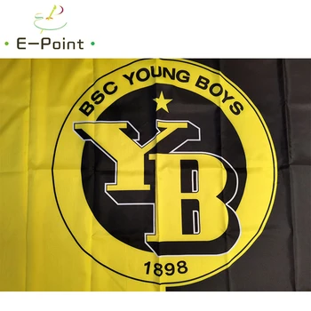 Elveția BSC Young Boys 3ft*5ft (90*150 cm) Dimensiuni Decoratiuni de Craciun pentru Casa Pavilion Banner Cadouri