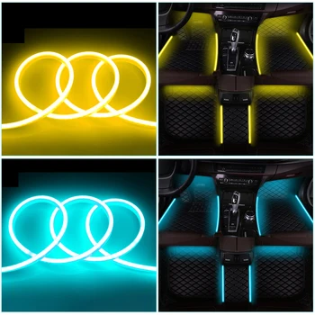 Auto Covorase Covor de Lumini cu Led-uri Decorative Lumini de Interior Kit Pentru Chevrolet Camaro 2017 accesorii Auto