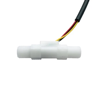 US211M Lite USN-HS41TA 0.3-2.5 LPM Digital debitmetru 5V Fluxul Cititor Compatibil cu efect hall senzor de debit de apă& temp