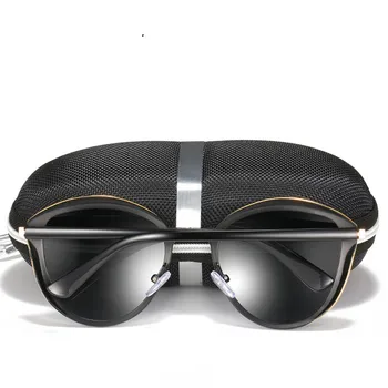 Femei ochelari de Soare Polarizat de Lux de Moda Ochi de Pisică Doamnelor de Epocă de Brand Designer de sex Feminin de Ochelari de Soare oculos gafas M219 + CAZ