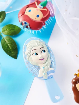Disney Frozen Rapunzel, Belle, Alba Ca Zapada Copii Pieptene Accesorii Papusa Airbag Pieptene De Masaj Fete Ziua De Nastere Cadouri Pernă De Aer Comb